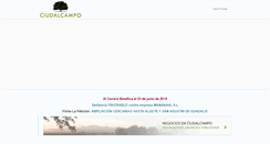 Desktop Screenshot of ciudalcampo.org