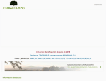 Tablet Screenshot of ciudalcampo.org